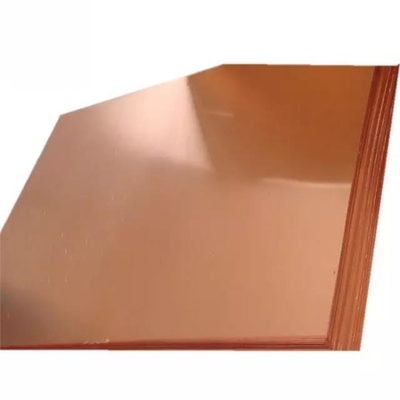 1000mm Mill Finish Brass Plate Sheet 99.90% Pure Copper Plate